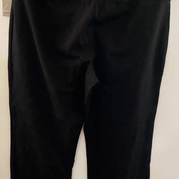 Lane Bryant Black Yoga leggings with Rainbow Logo Waistband - Picture 4 of 11